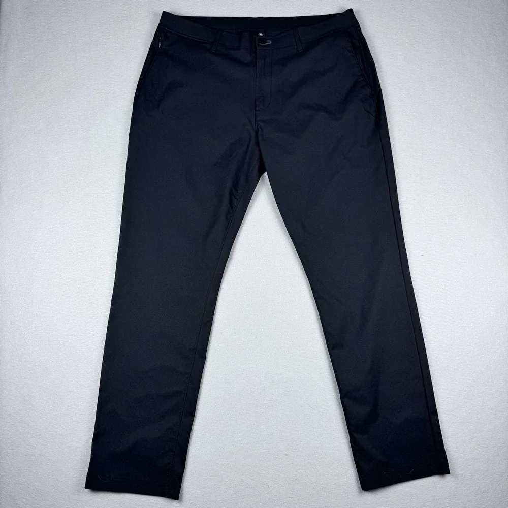 Public Rec Dealmaker Chino Pant Men 36x32 Black Golf Performance Stretch
